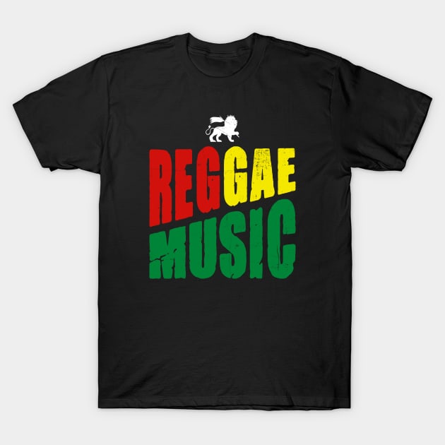 Reggae Musica Roots Jamaica T-Shirt by dconciente